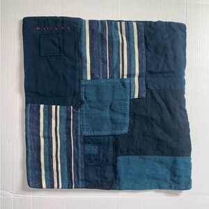 NEW Ralph Lauren Stover Throw Pillow COVER ONLY. Blue. 20" X 20" Linen‎